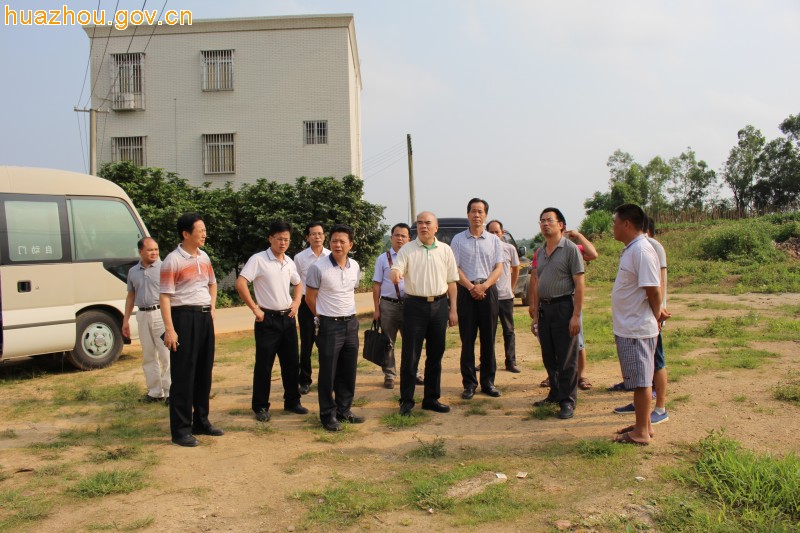 谭剑锋调研新农村示范片建设情况