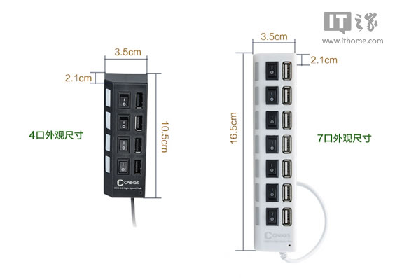 9.9元包邮，平板/笔记本必备一拖多USB分线器岁末促销