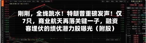 刚刚，全线跳水！特朗普重磅发声！仅7只，商业航天再落关键一子，融资客埋伏的绩优潜力股曝光（附股）