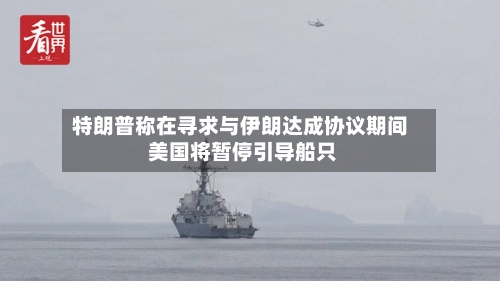 特朗普称在寻求与伊朗达成协议期间 美国将暂停引导船只