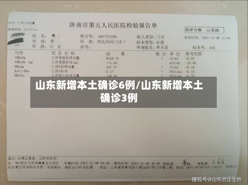 山东新增本土确诊6例/山东新增本土确诊3例